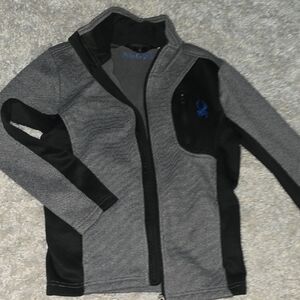 Spyder Kids Gray and Black Jacket